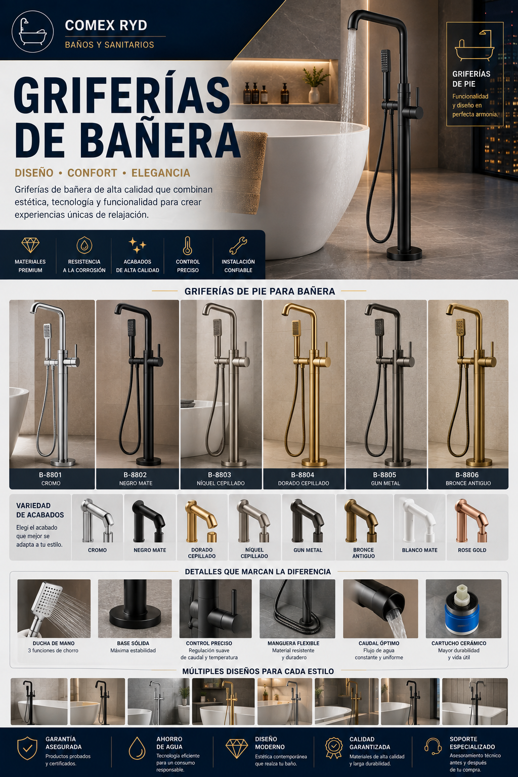 Griferias de Bañeras
